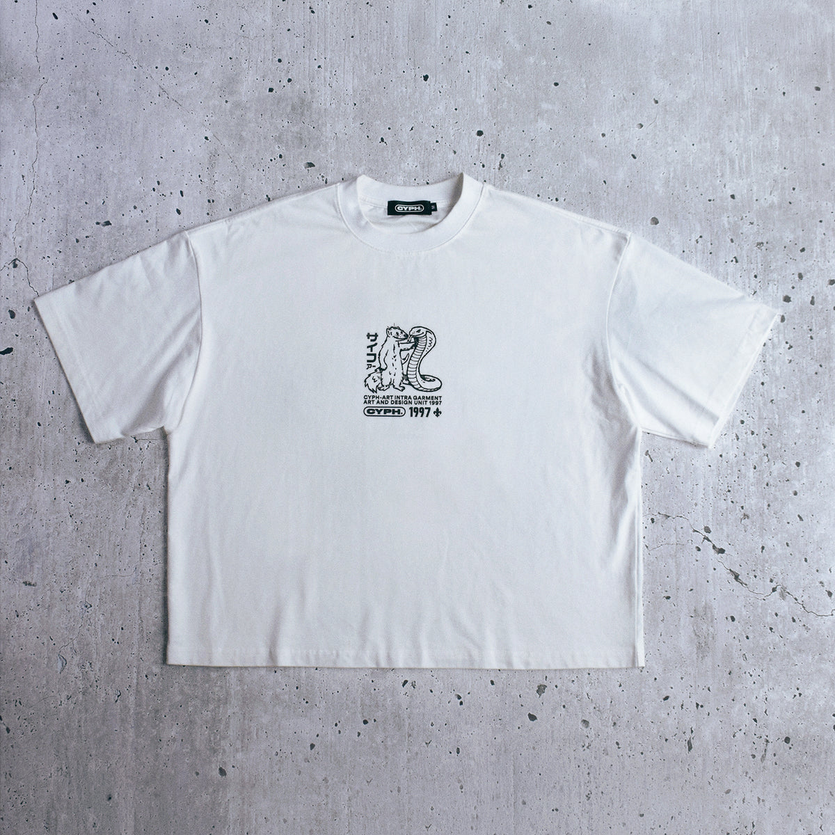 Mongoose Cobra cropped boxy tee